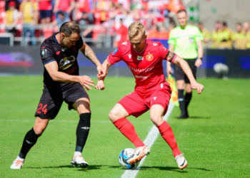 Widzew Łódź - Piast Gliwice 1:0. Czwarte z rzędu zwycięstwo piłkarzy Daniela Myśliwca na własnym stadionie