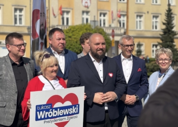 Łódzki senator Krzysztof Kwiatkowski poparł Łukasza Wróblewskiego na prezydenta Zgierza
