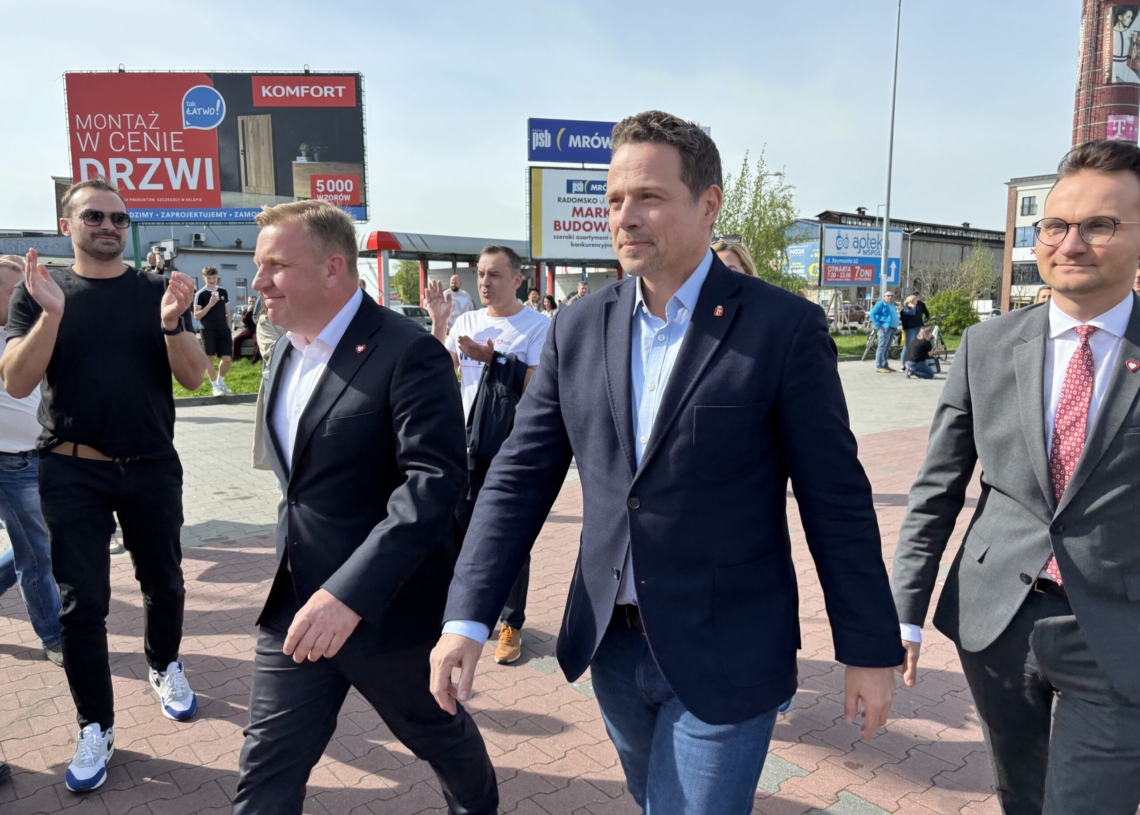 Rafał Trzaskowski z wizytą w Radomsku