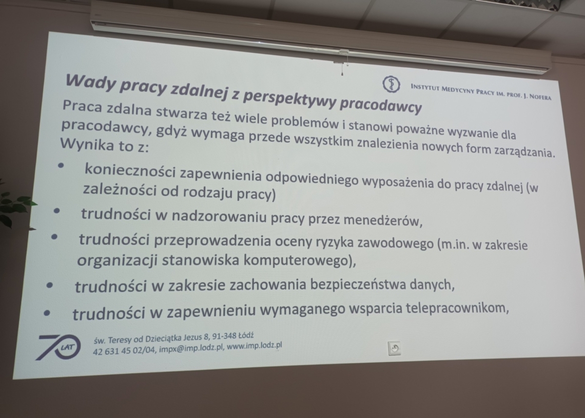 Praca zdalna, a wypadki w pracy