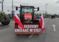 Protest rolników w Łodzi - Strykowska