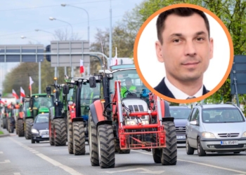 Mariusz Borowiak - protestujący rolnik