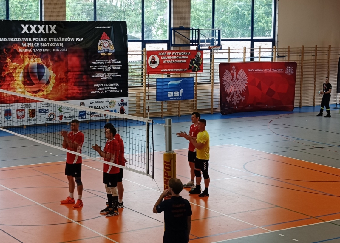 XXXIX Mistrzostwa Polski Strażaków PSP w Piłce Siatkowej w Warcie