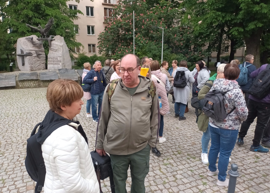 NSZZ "Solidarność" Ziemi Łódzkiej na demonstracji przeciw Zielonemu Ładowi w Warszawie
