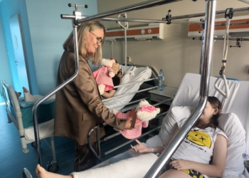 Pluszaki na Dzień Dziecka dla pacjentów ICZMP w Łodzi