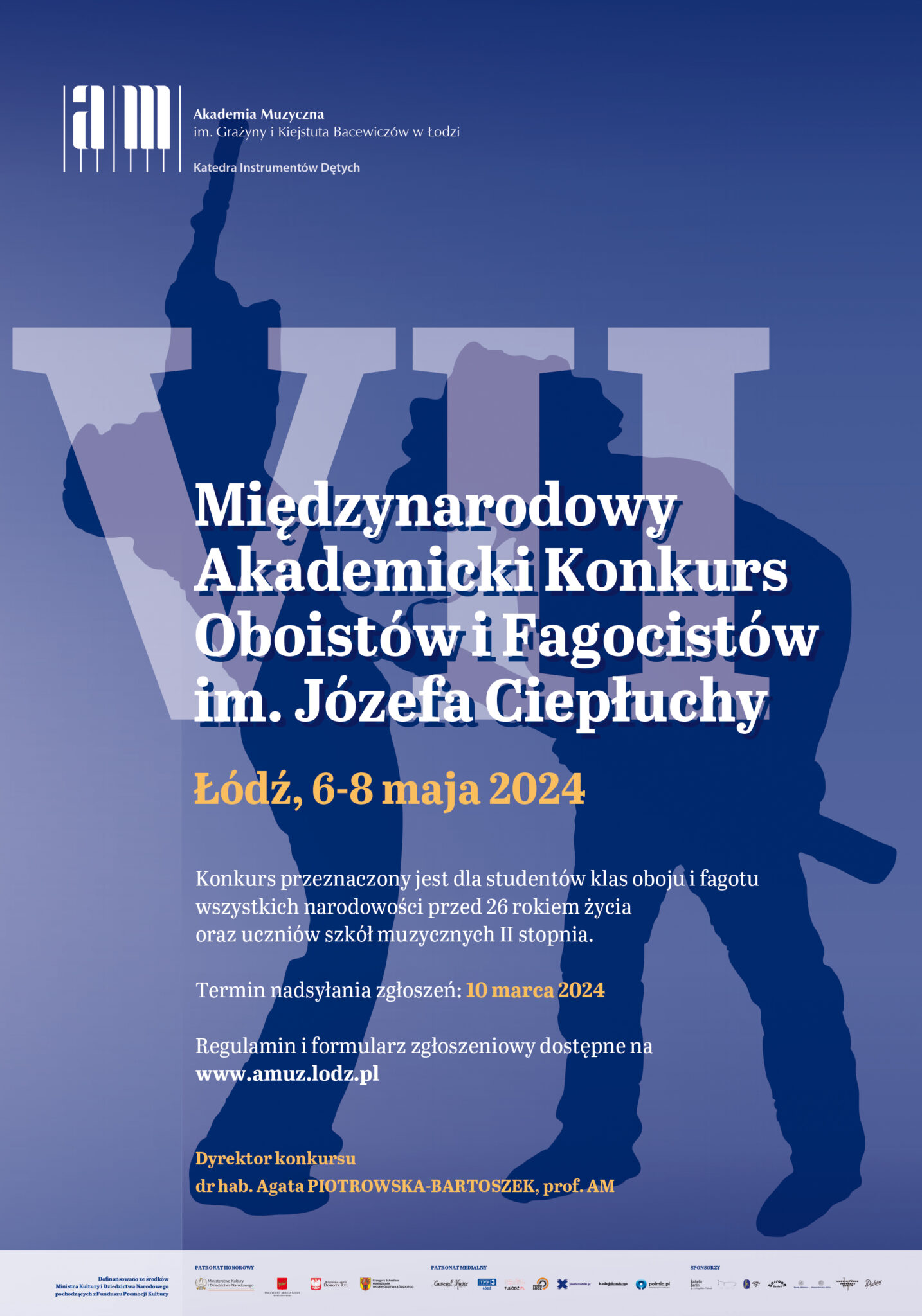 2024 05 VII KONKURS oboistow i fagocistow plakat