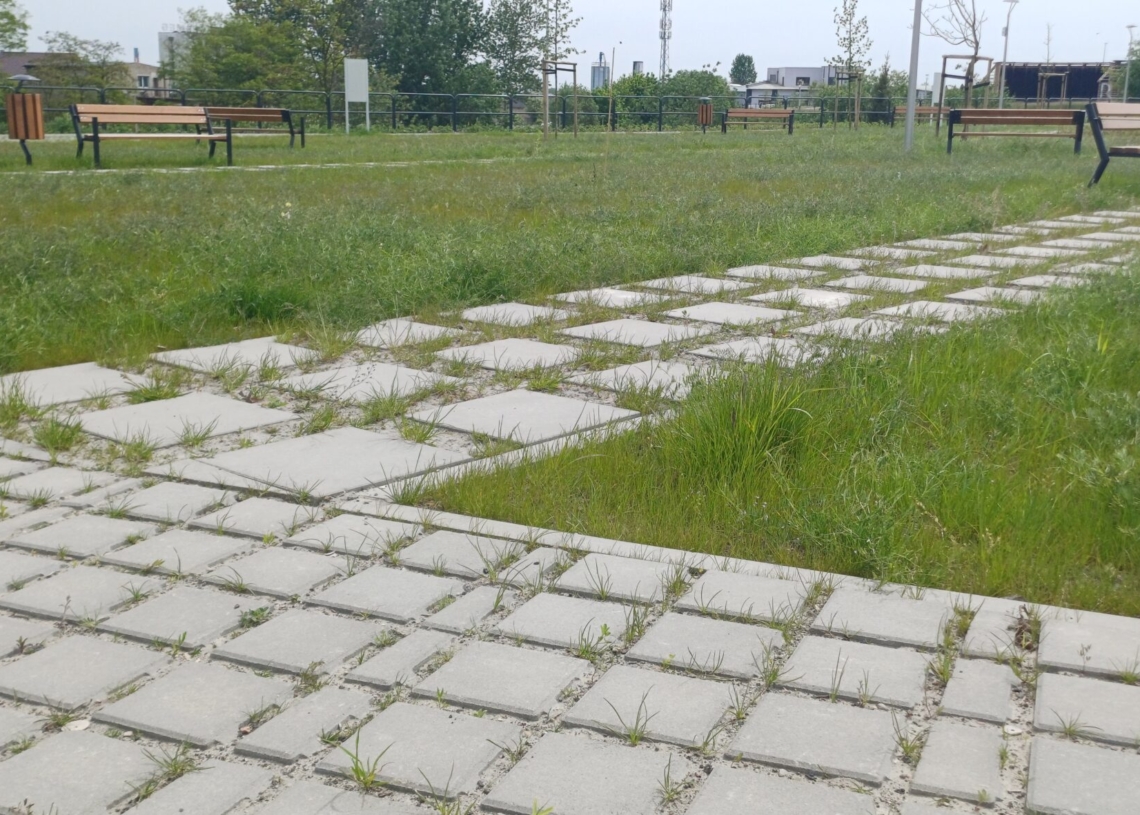 Radomszczanie skarżą się na nawierzchnię odrestaurowanego terenu Glinianki
