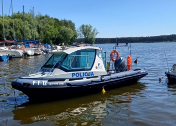 Policja zadba o bezpieczeństwo nad Zalewem Sulejowskim