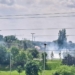 Pożar traw u zbiegu ulic Maratońskiej i Retkińskiej