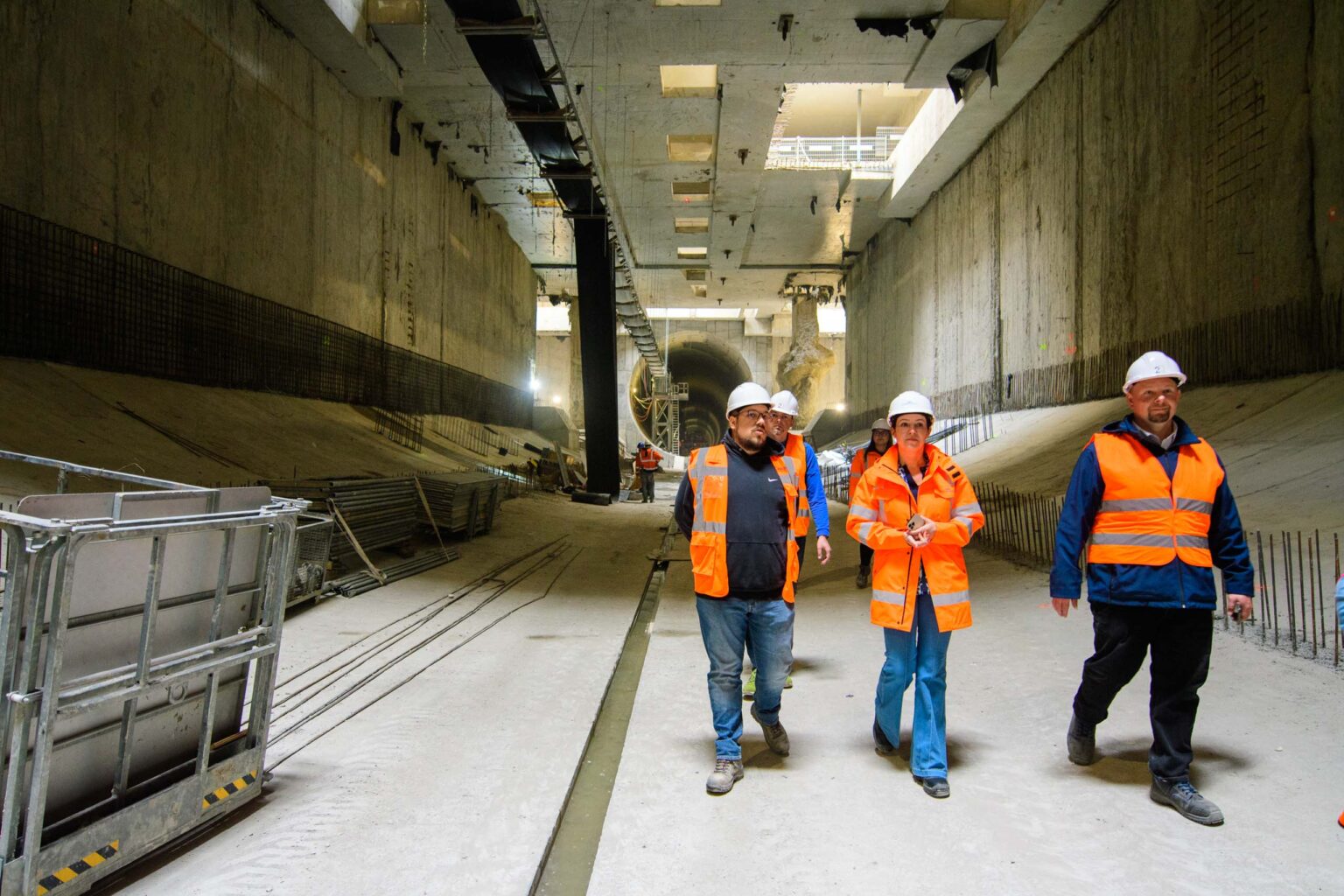 Budowa Tunelu Srednicowego przystanek Lodz Polesie Fot Sebastian Szwajkowski 10