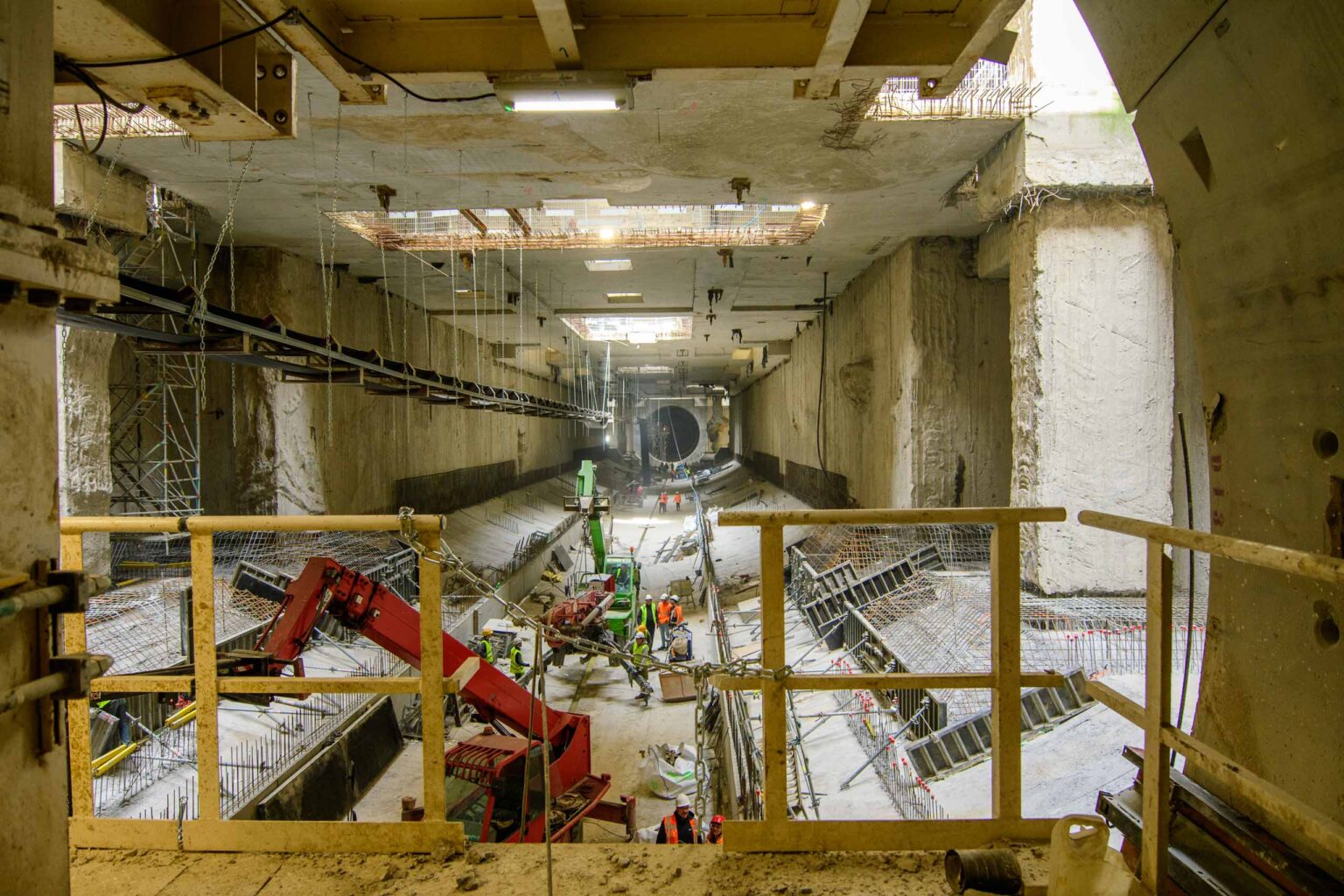 Budowa Tunelu Srednicowego przystanek Lodz Polesie Fot Sebastian Szwajkowski 21