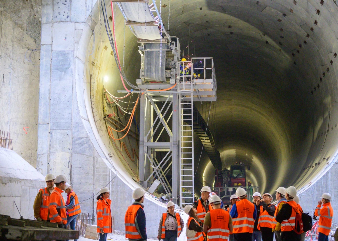 Budowa Tunelu Średnicowego – przystanek Polesie I 2024-05-10