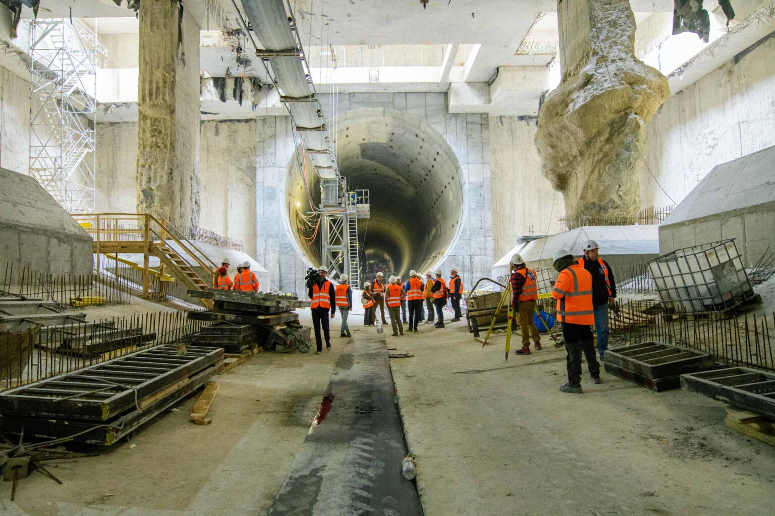Budowa Tunelu Srednicowego przystanek Lodz Polesie Fot Sebastian Szwajkowski 5