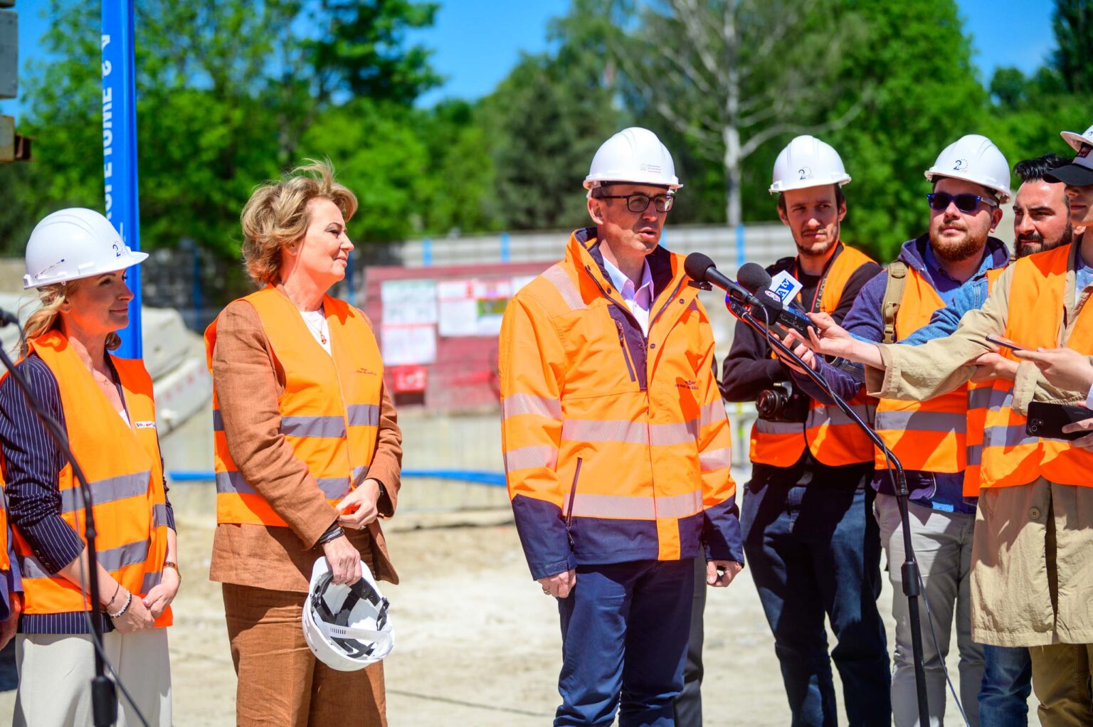 Budowa Tunelu Srednicowego wizyta ministra Klimczaka Fot Sebastian Szwajkowski 24