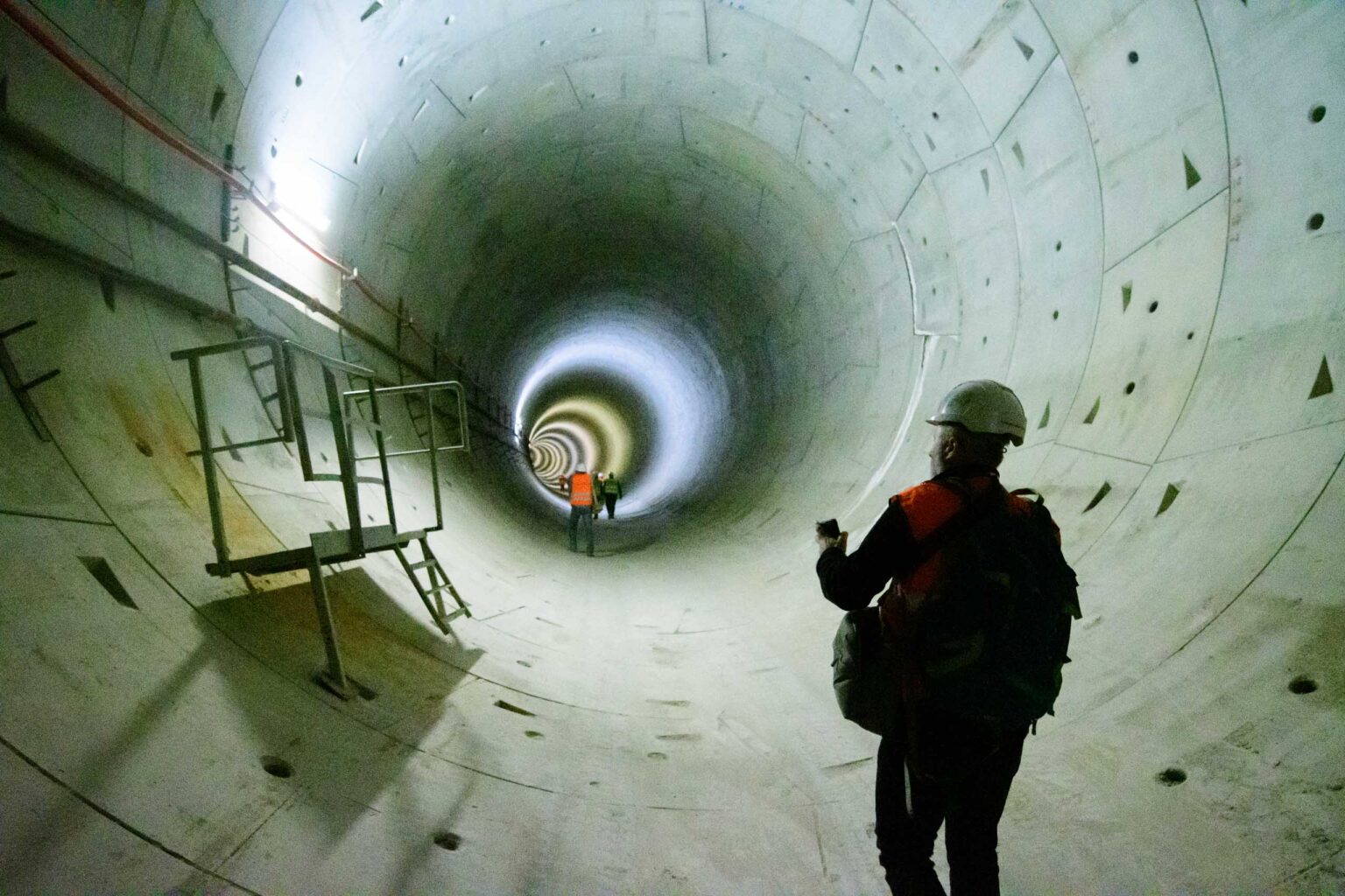 Budowa Tunelu Srednicowego wizyta ministra Klimczaka Fot Sebastian Szwajkowski 3