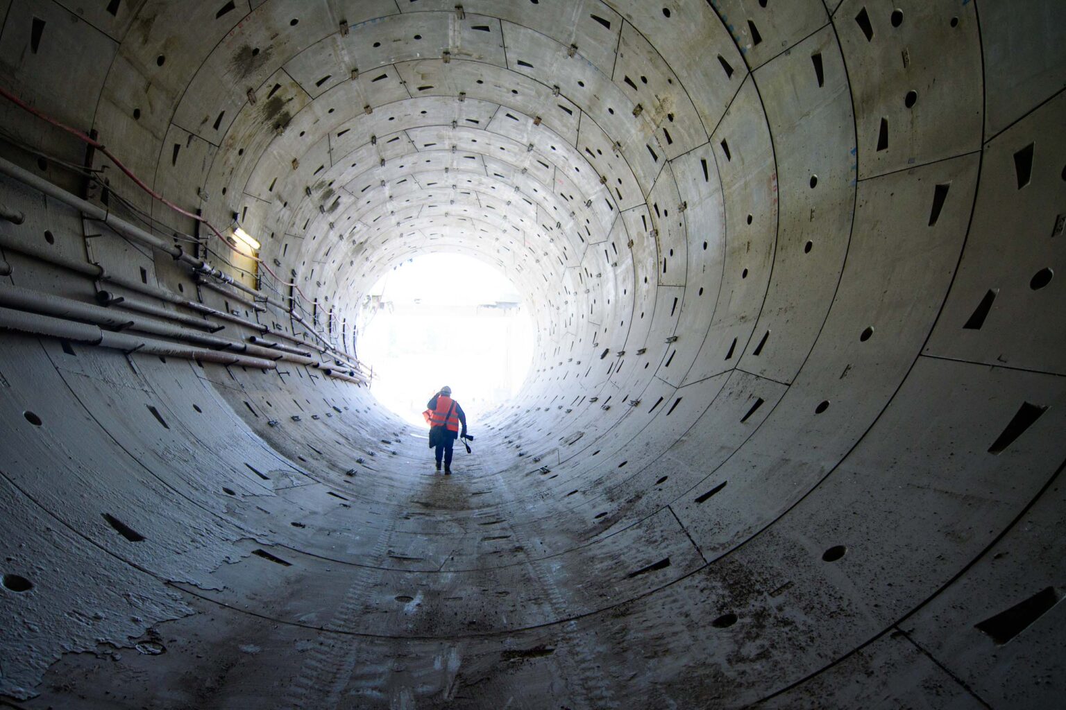 Budowa Tunelu Srednicowego wizyta ministra Klimczaka Fot Sebastian Szwajkowski 6