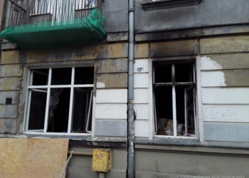 Pożar kamienicy na ul. Więckowskiego