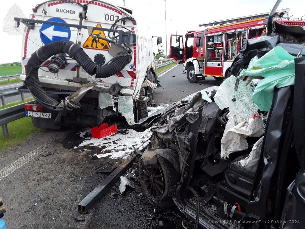 Wypadek na DK14. Nie żyje 35-latek