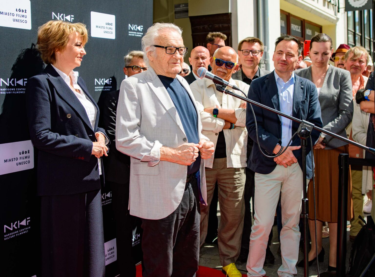 Gwiazda Jerzego Skolimowskiego na ul Piotrkowskiej Fot Sebastian Szwajkowski 3