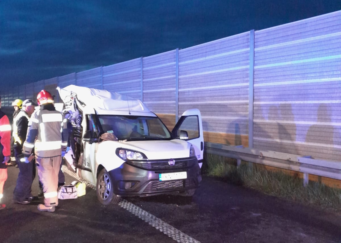 Wypadek na A2 w powiecie łęczyckim. Nie żyje 1 osoba