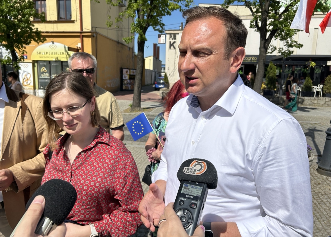 Kandydaci Lewicy do Europarlamentu spotkali się z mieszkańcami Sieradza