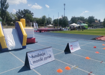 Monika Pyrek z wizytą na obiekcie Rudzkiego Klubu Sportowego