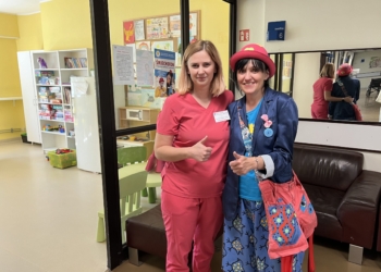 Wolontariusze Fundacji Doktor Clown szkolili ze śmiechoterapii
