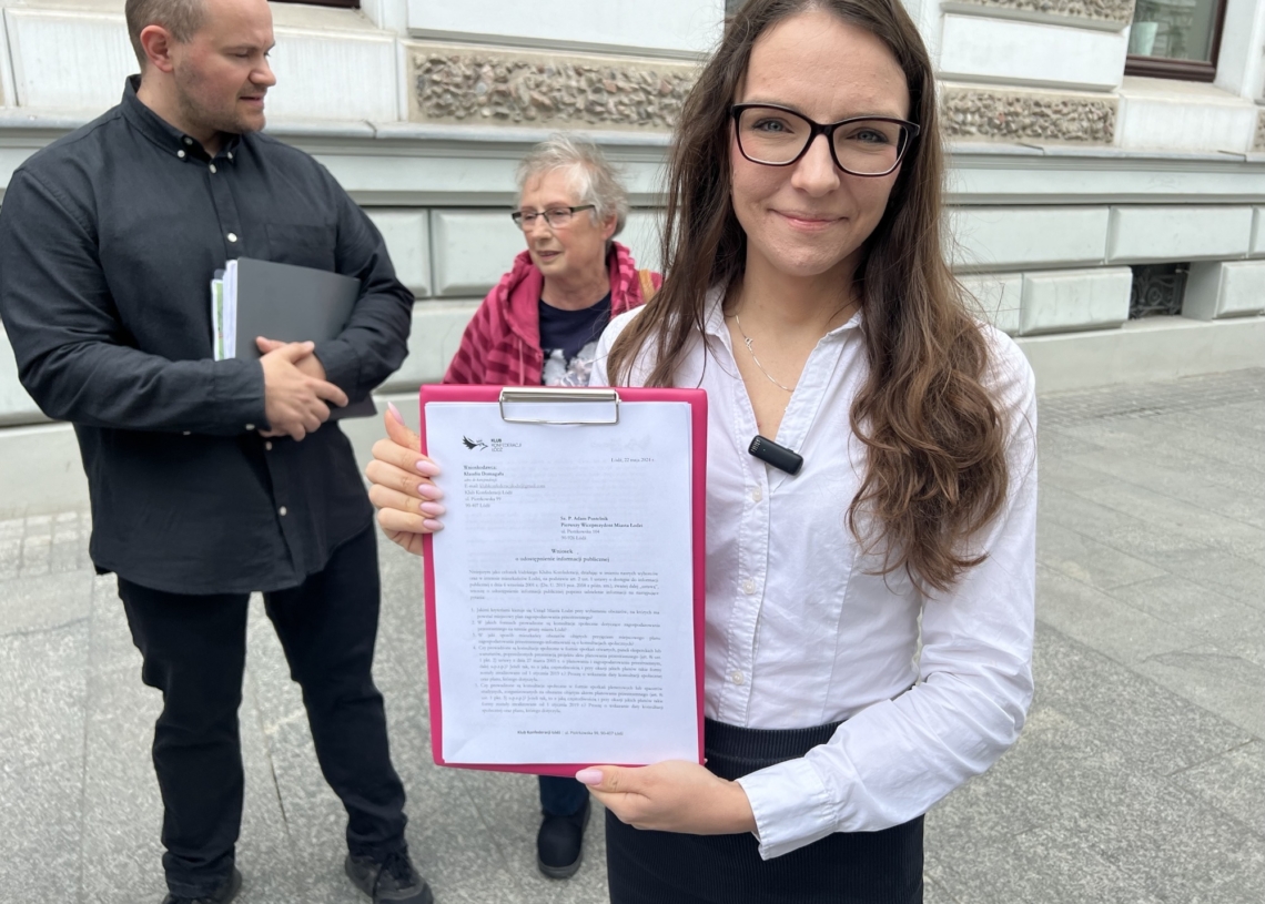 Klaudia Domagała z Konfederacji o braku konsultacji społecznych w Łodzi