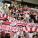 Pożegnanie z ekstraklasą. Doping kibiców w meczu ŁKS Łódź - Stal Mielec