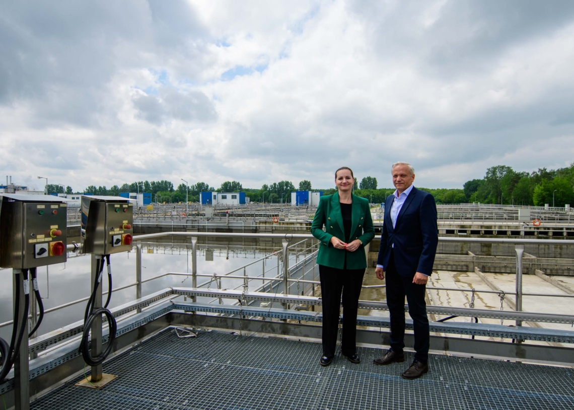Nowe zbiorniki retencyjne w Grupowej Oczyszczalnie Ścieków