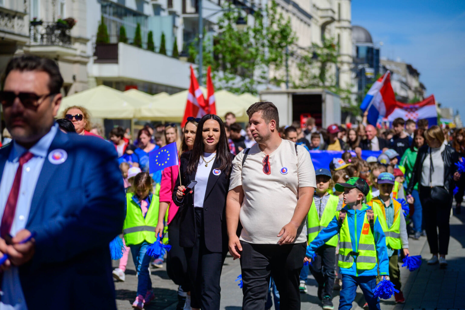 Przemarsz z okazji 20lecia Polski w UE Fot Sebastian Szwajkowski.12