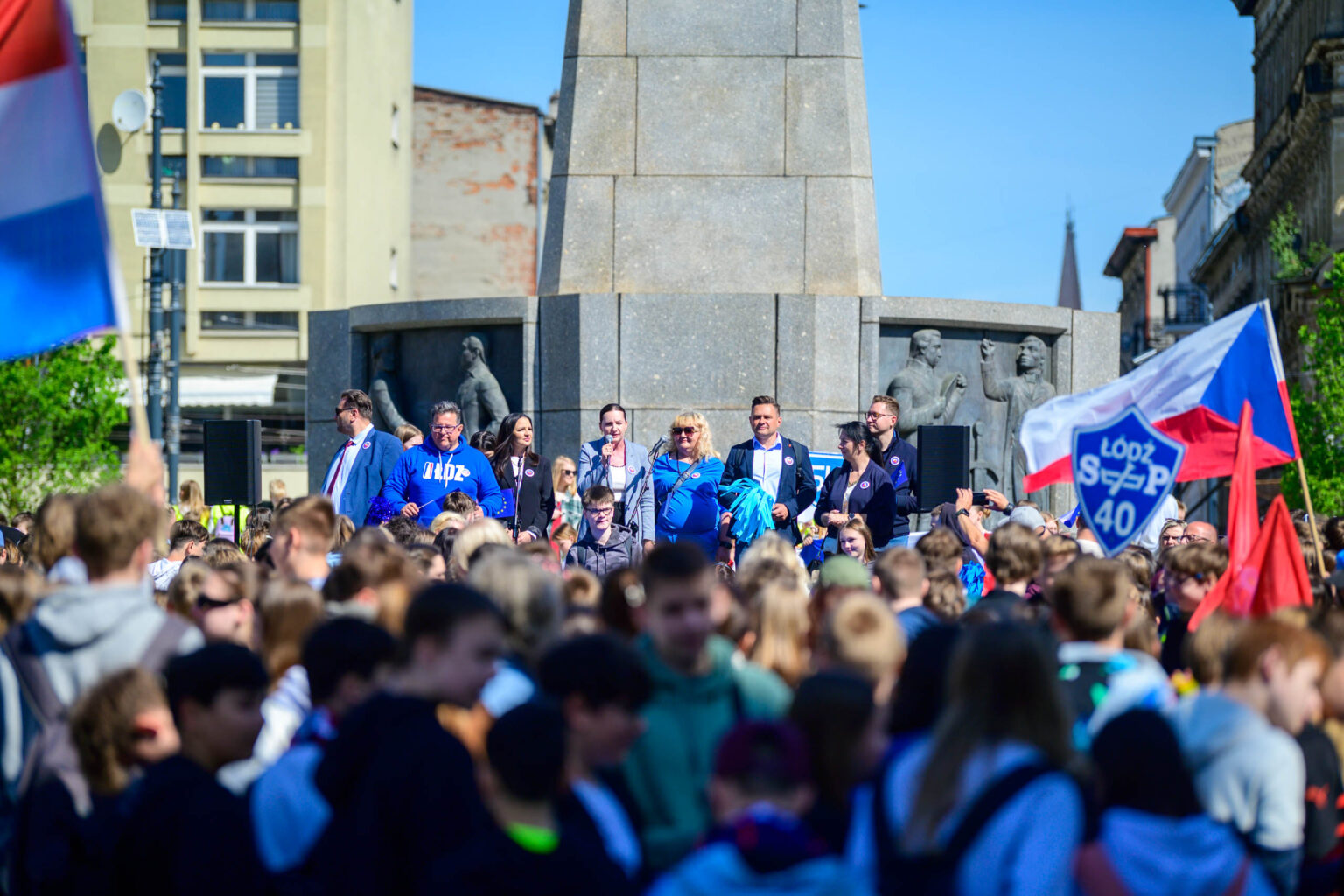 Przemarsz z okazji 20lecia Polski w UE Fot Sebastian Szwajkowski.23