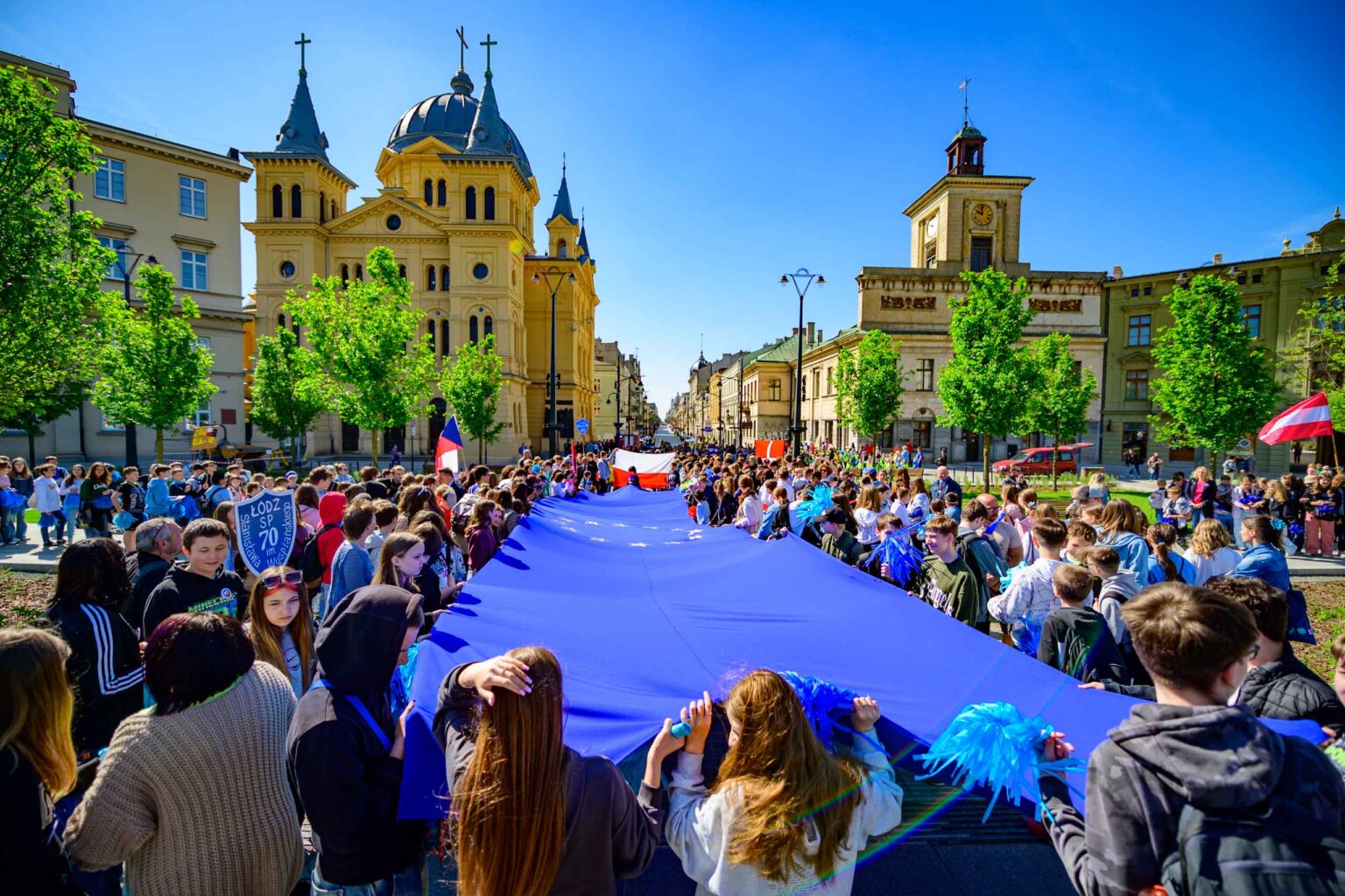 Przemarsz z okazji 20lecia Polski w UE Fot Sebastian Szwajkowski.31