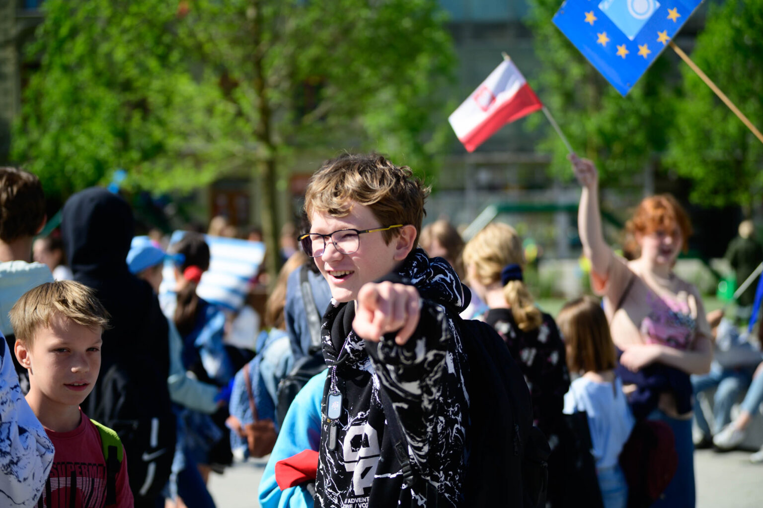 Przemarsz z okazji 20lecia Polski w UE Fot Sebastian Szwajkowski.32