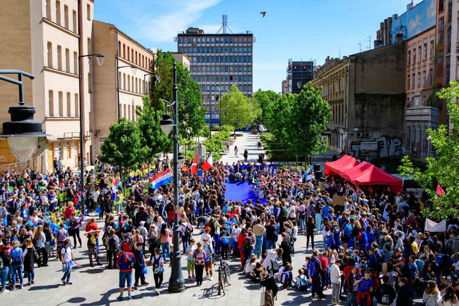 Przemarsz z okazji 20lecia Polski w UE Fot Sebastian Szwajkowski.47