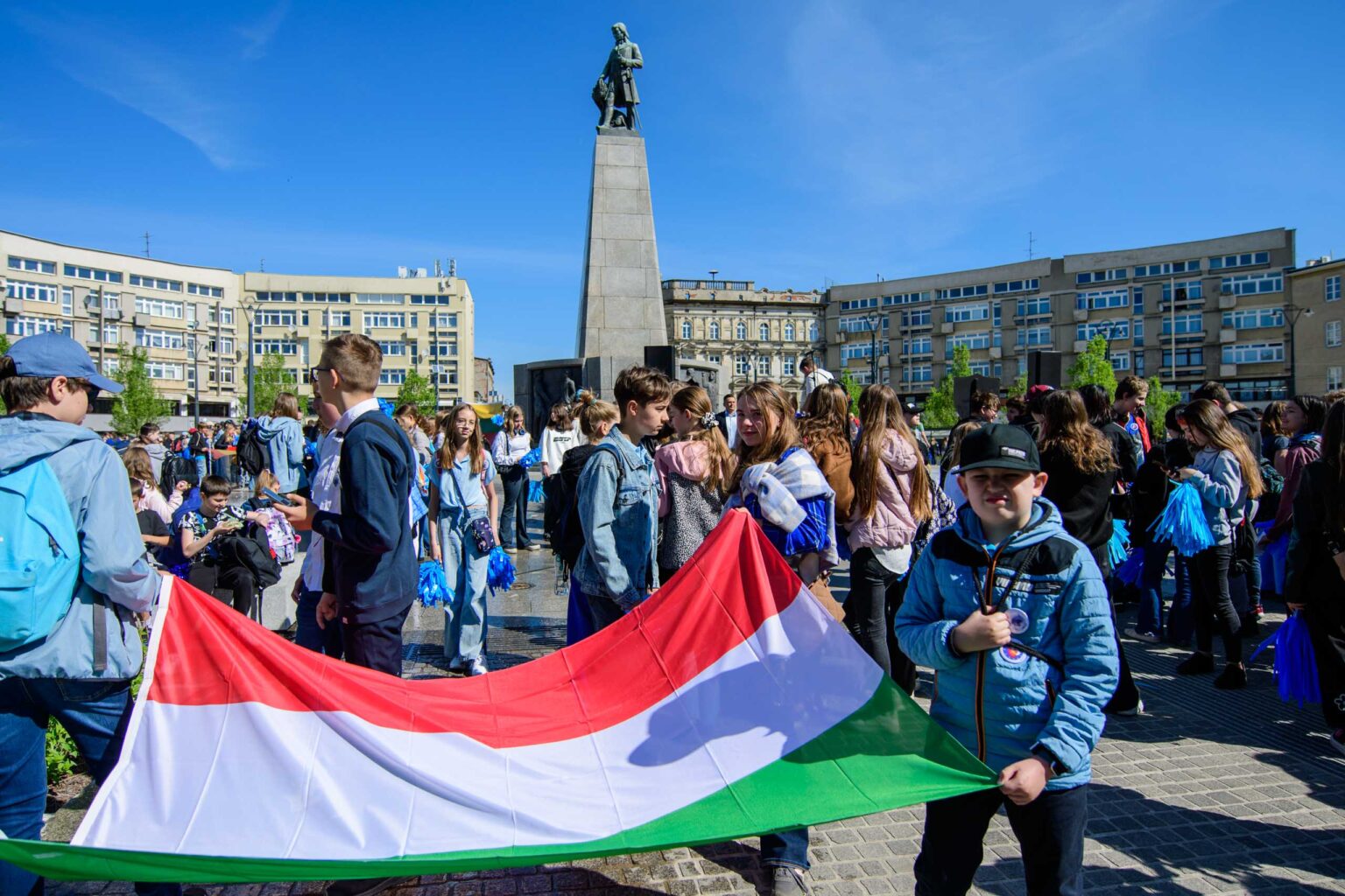 Przemarsz z okazji 20lecia Polski w UE Fot Sebastian Szwajkowski.48