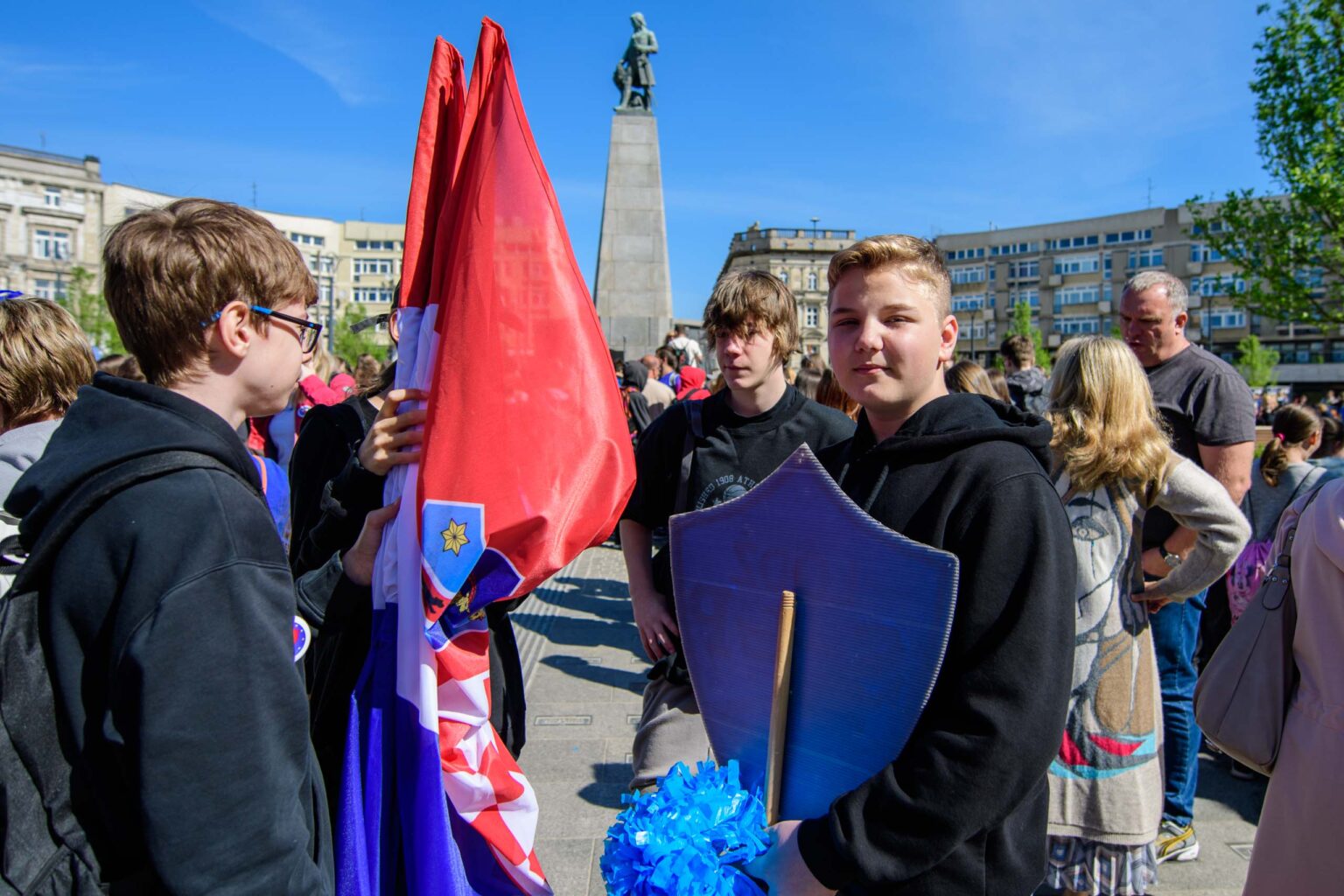 Przemarsz z okazji 20lecia Polski w UE Fot Sebastian Szwajkowski.59