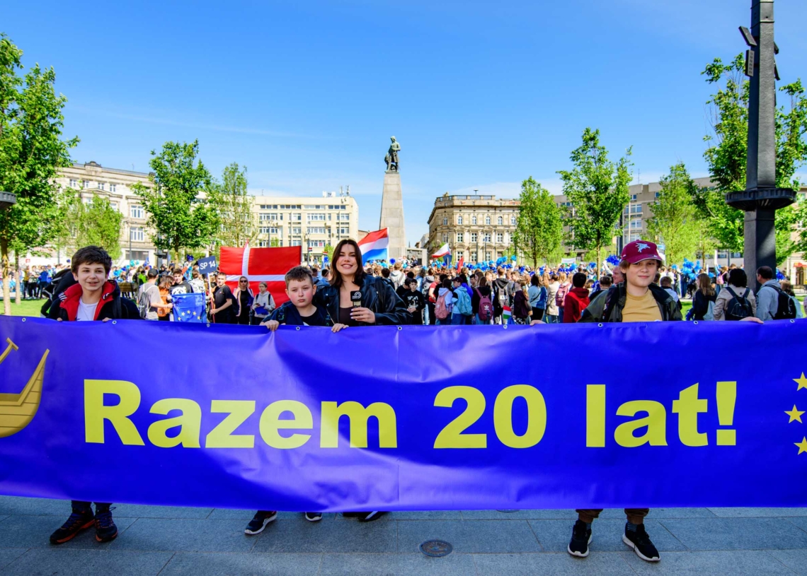 Dzień Europy 2024. Marsz na Piotrkowskiej