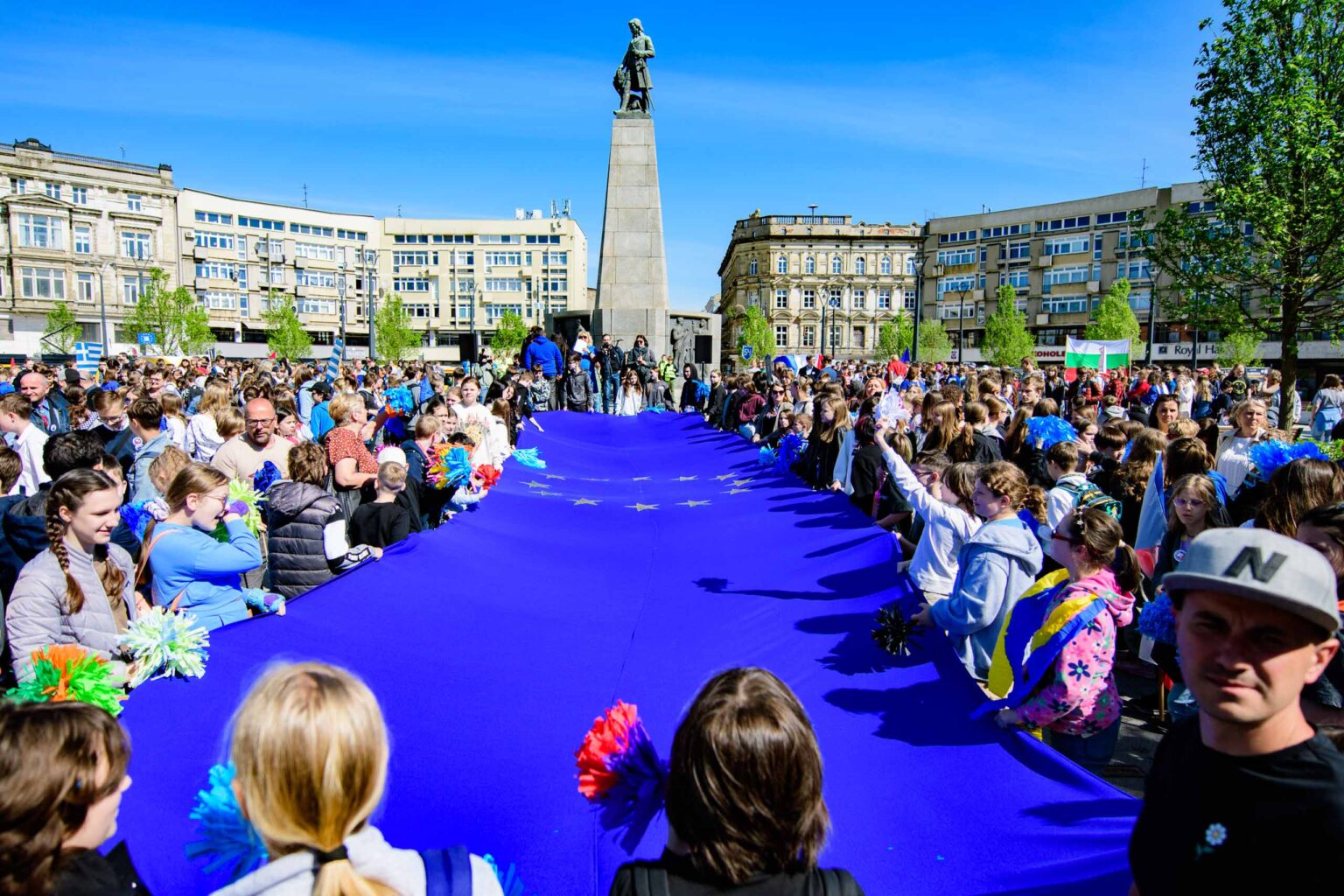 Przemarsz z okazji 20lecia Polski w UE Fot Sebastian Szwajkowski.76