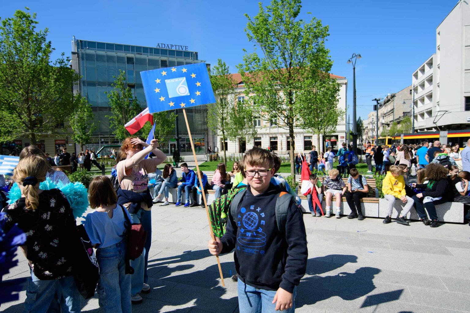 Przemarsz z okazji 20lecia Polski w UE Fot Sebastian Szwajkowski.78
