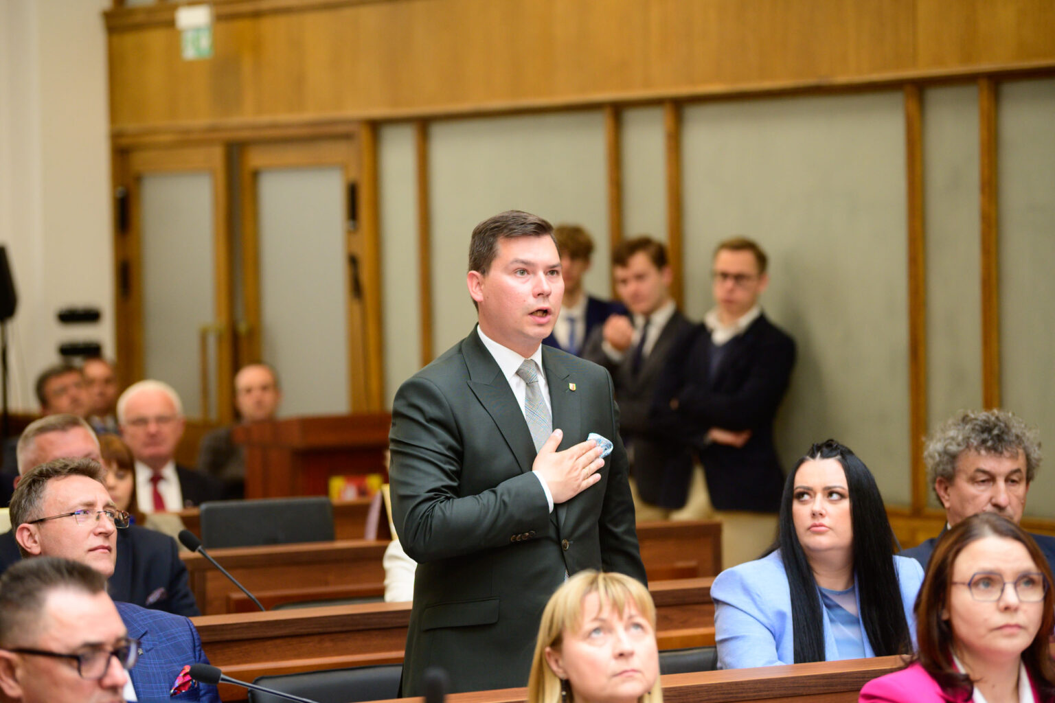 Sesja inauguracyjna Sejmiku Wojewodztwa Lodzkiego Fot Sebastian Szwajkowski 102