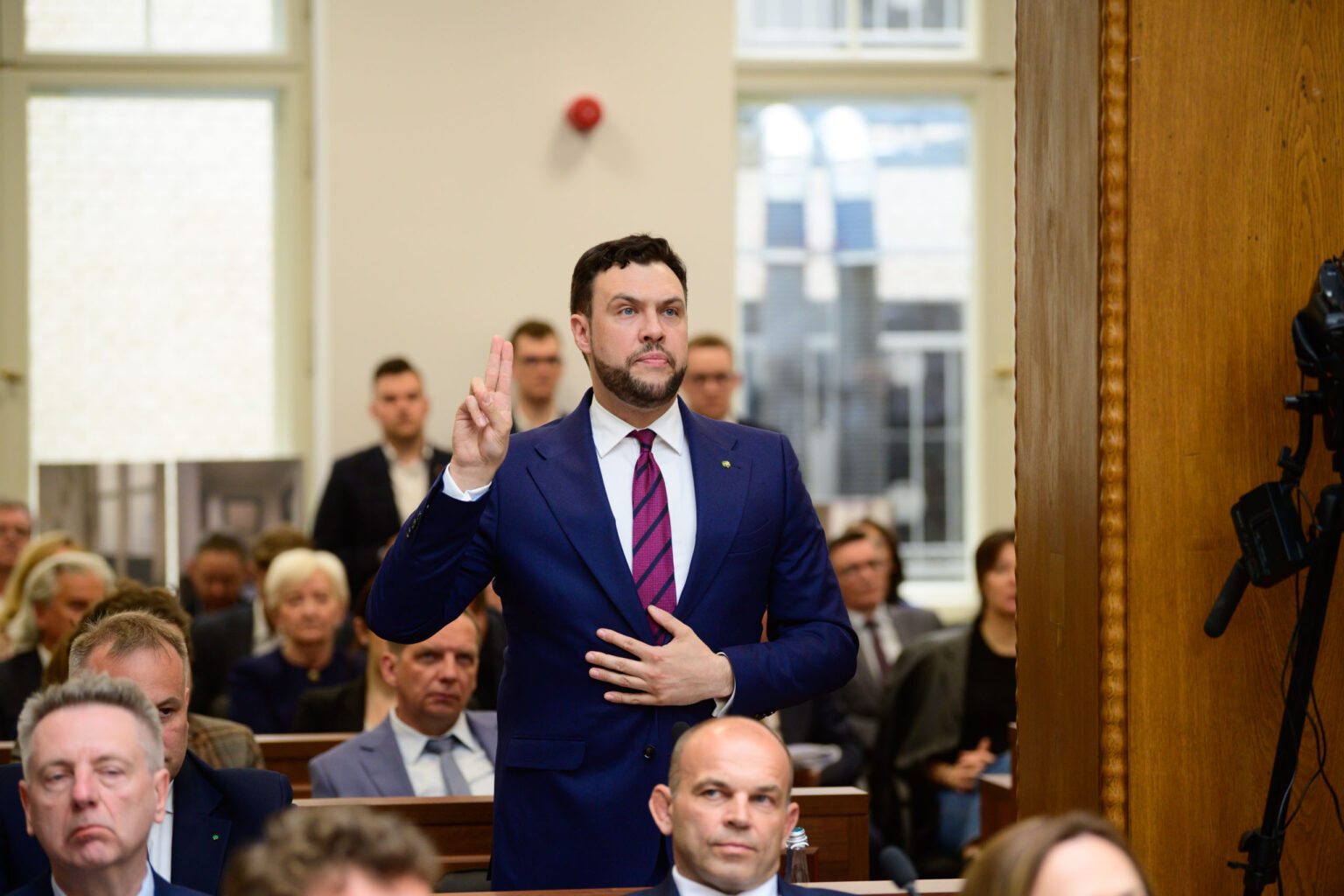 Sesja inauguracyjna Sejmiku Wojewodztwa Lodzkiego Fot Sebastian Szwajkowski 105