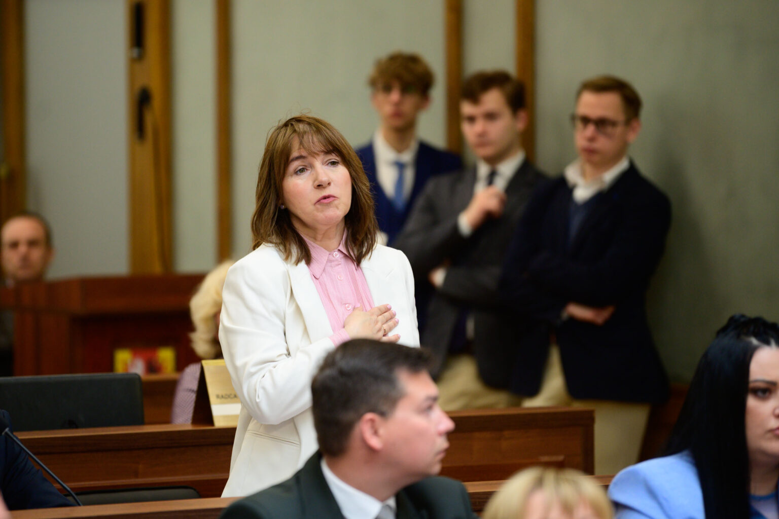 Sesja inauguracyjna Sejmiku Wojewodztwa Lodzkiego Fot Sebastian Szwajkowski 106