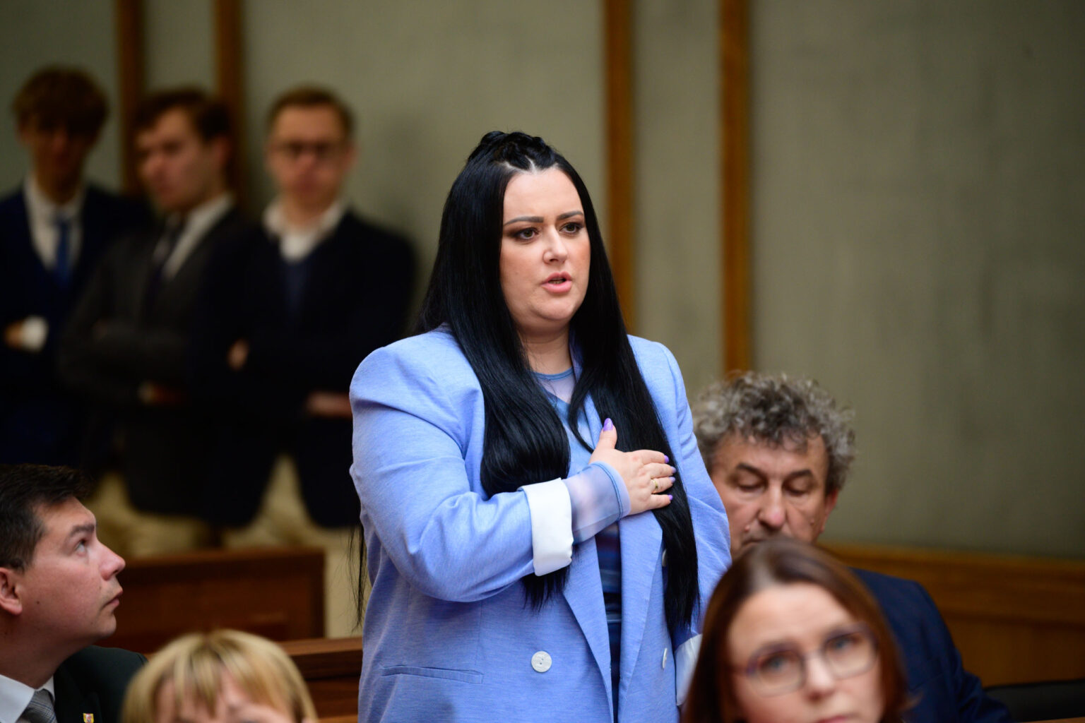 Sesja inauguracyjna Sejmiku Wojewodztwa Lodzkiego Fot Sebastian Szwajkowski 110