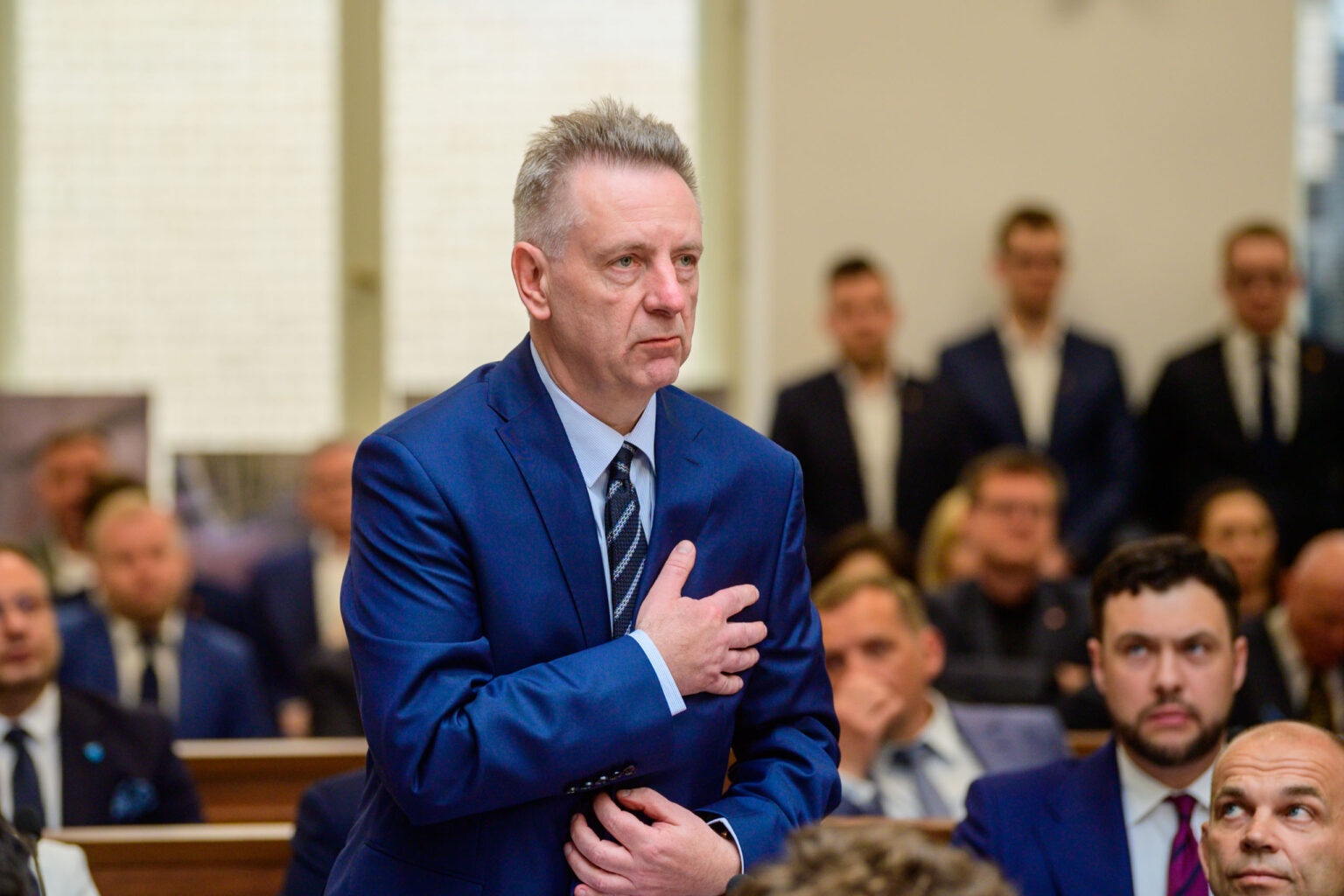 Sesja inauguracyjna Sejmiku Wojewodztwa Lodzkiego Fot Sebastian Szwajkowski 112