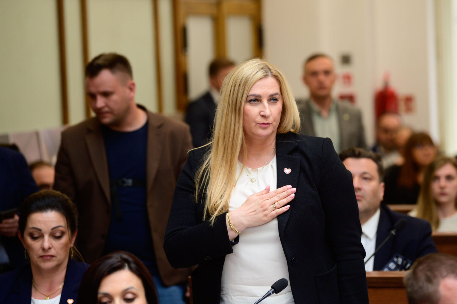 Sesja inauguracyjna Sejmiku Wojewodztwa Lodzkiego Fot Sebastian Szwajkowski 113