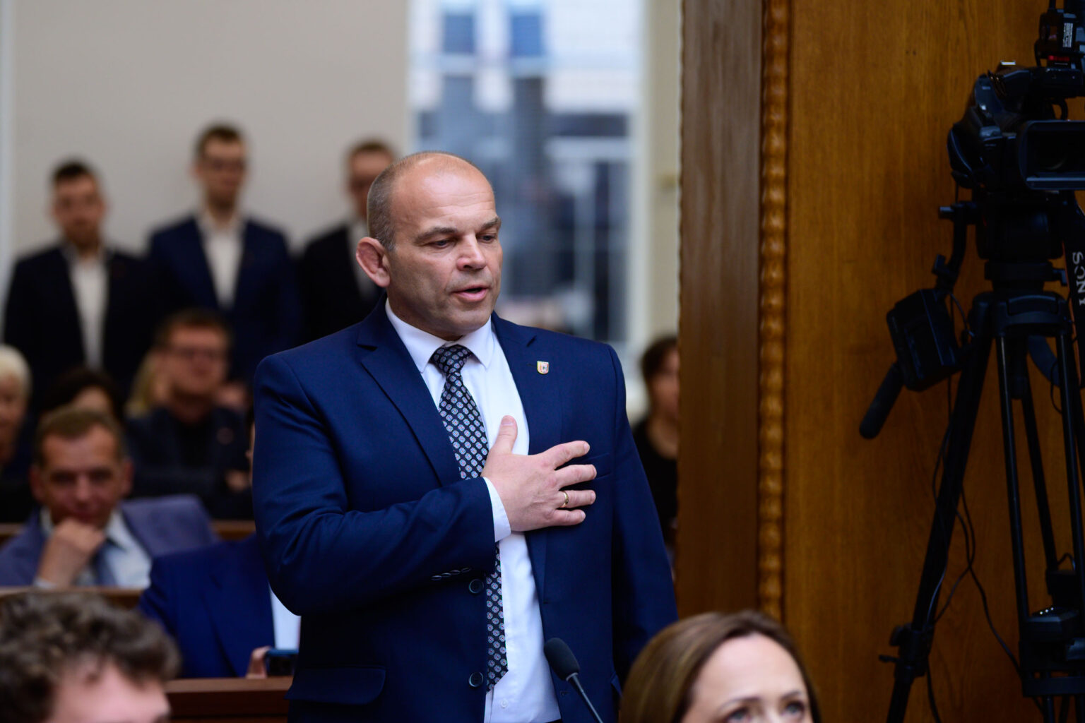 Sesja inauguracyjna Sejmiku Wojewodztwa Lodzkiego Fot Sebastian Szwajkowski 114
