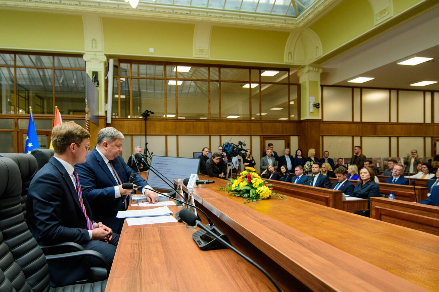 Sesja inauguracyjna Sejmiku Wojewodztwa Lodzkiego Fot Sebastian Szwajkowski 46