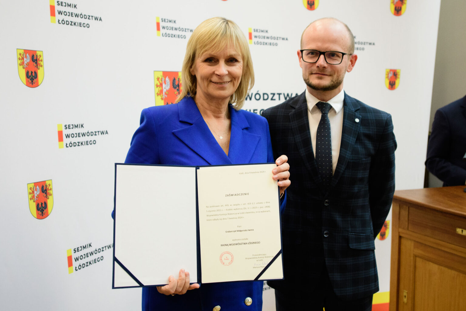 Sesja inauguracyjna Sejmiku Wojewodztwa Lodzkiego Fot Sebastian Szwajkowski 9