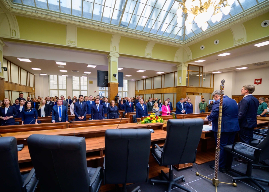 Pierwsza sesja Sejmiku Województwa Łódzkiego